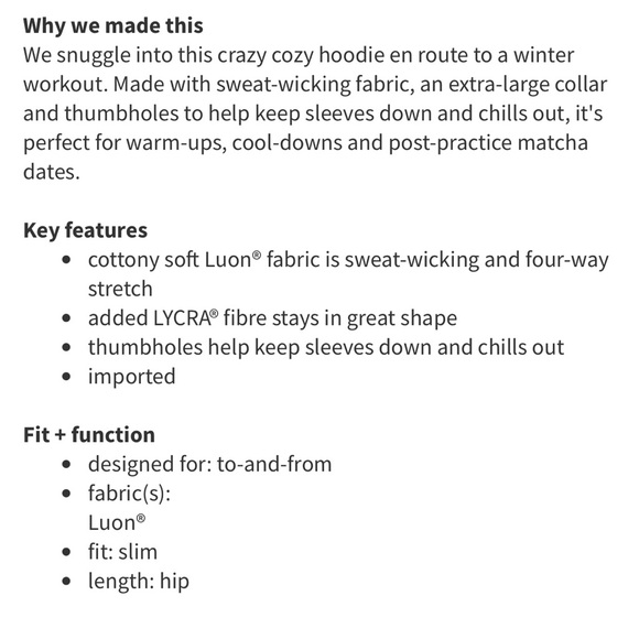 🍋LULULEMON🍋 Be Present Jacket Size 4 - Picture 7 of 12